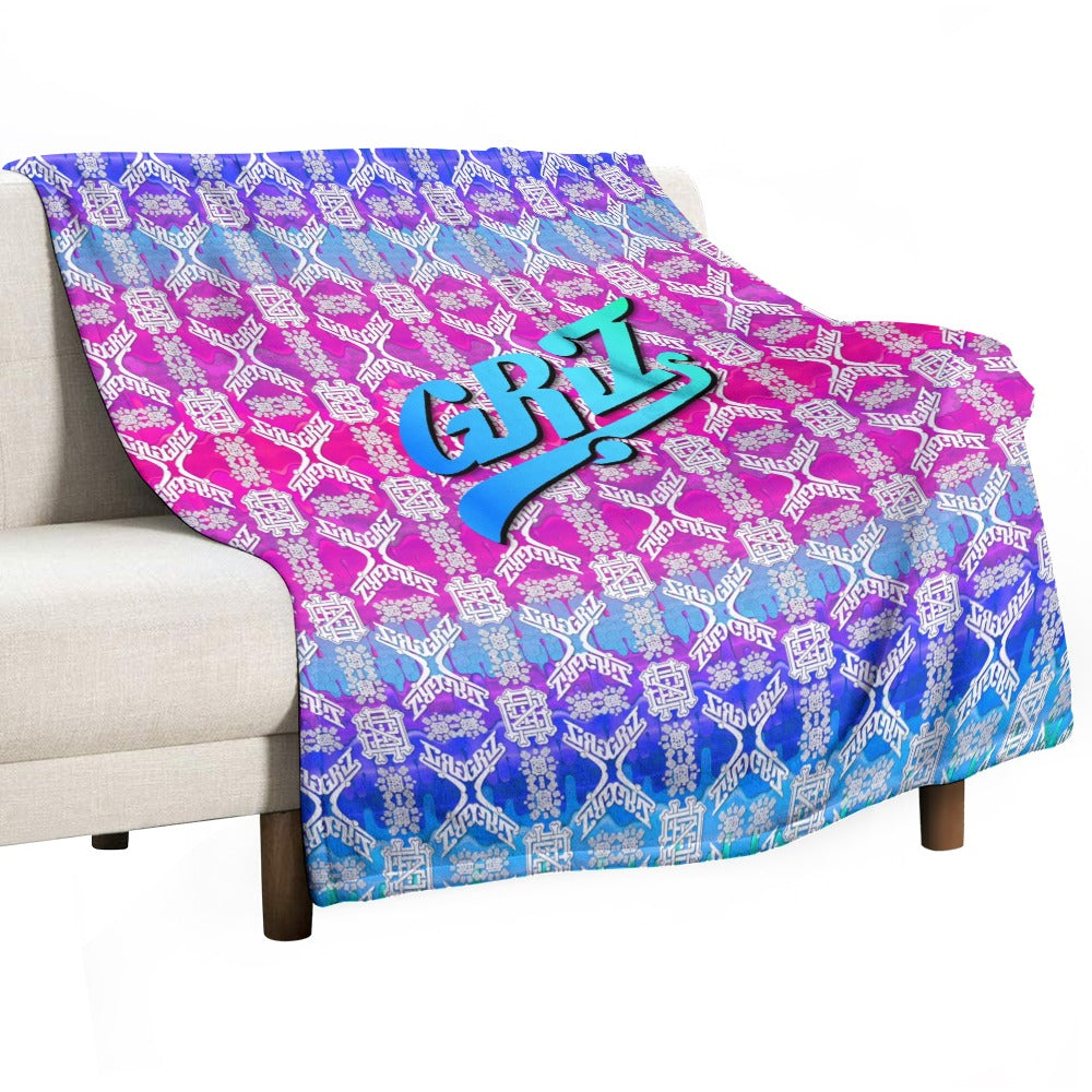Custom EDM Artists Ultra-Soft Flannel Blanket for Camping Festival Rave in Multiple Sizes