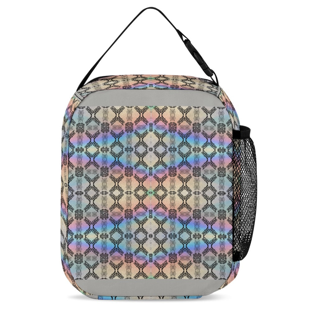 Griz Holographic Backpack with Free Lunchbox and Pencil Case Included Back to School 3pc Set