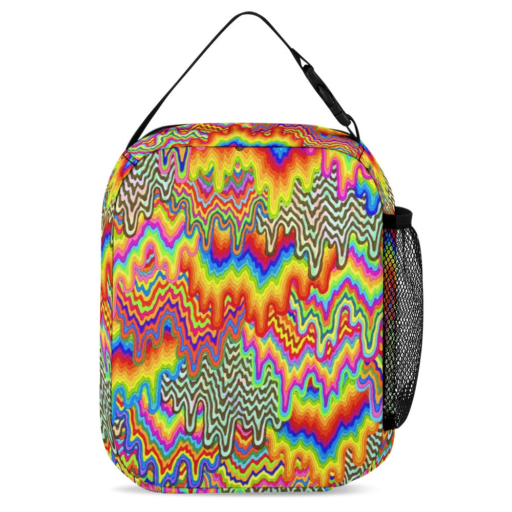 Psychedelic Backpack with Free Lunchbox and Travel Bag Included