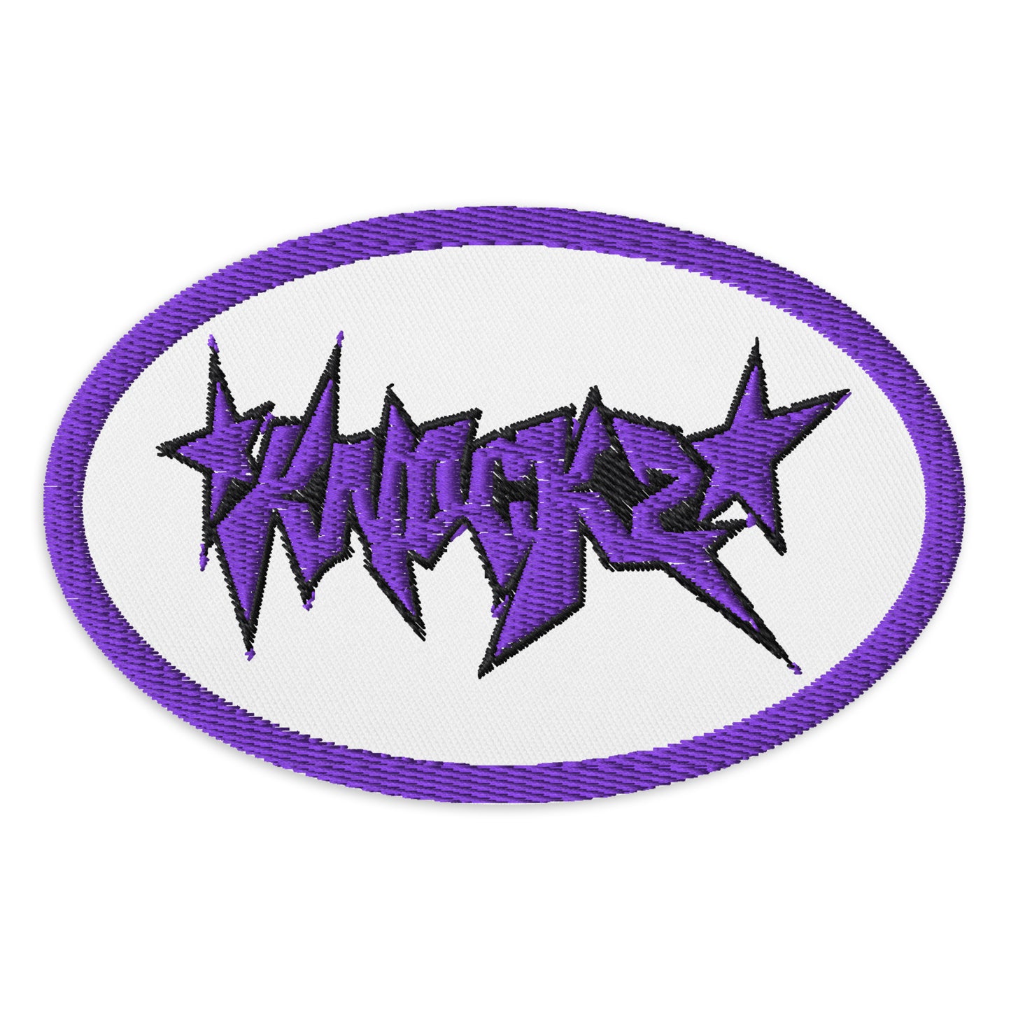 Knock2 Embroidered Iron-on EDM Patches