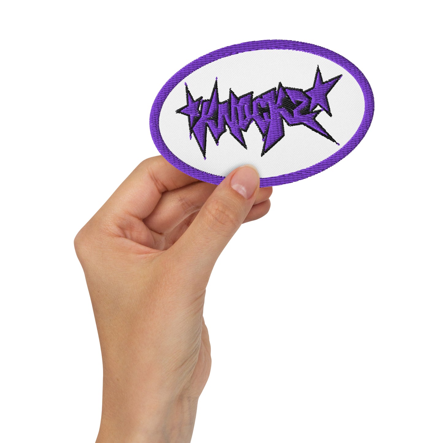 Knock2 Embroidered Iron-on EDM Patches