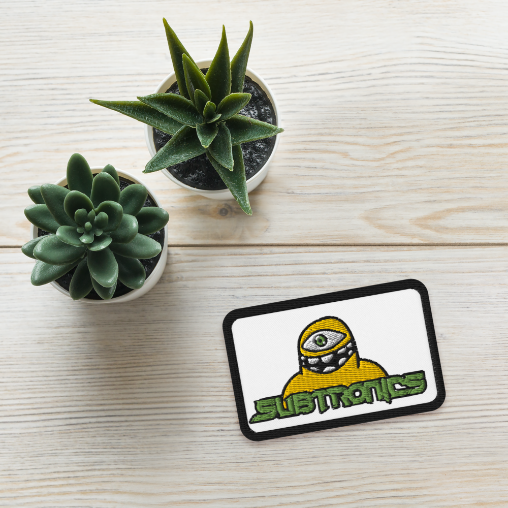 Subtronics Iron on Embroidered rave patches