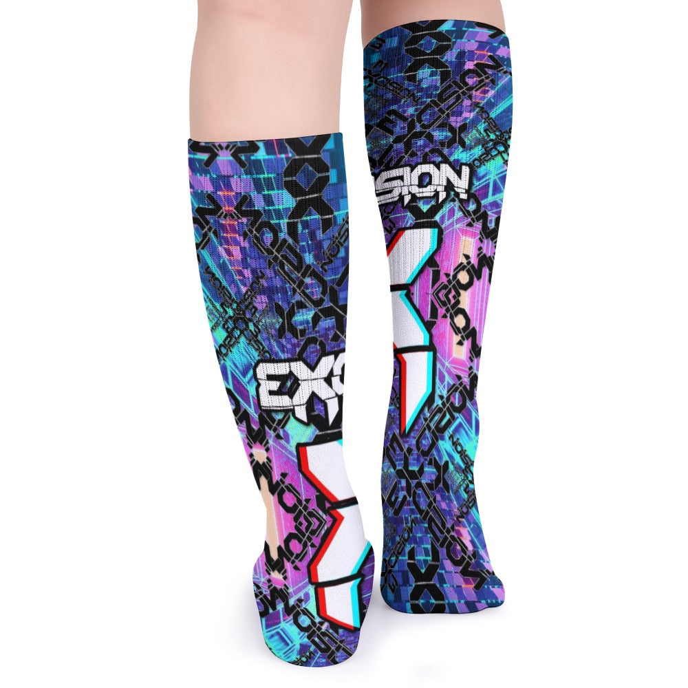 Excision Socks 5 Pack Sweat-Proof Odor-Resistant Breathable Large Socks