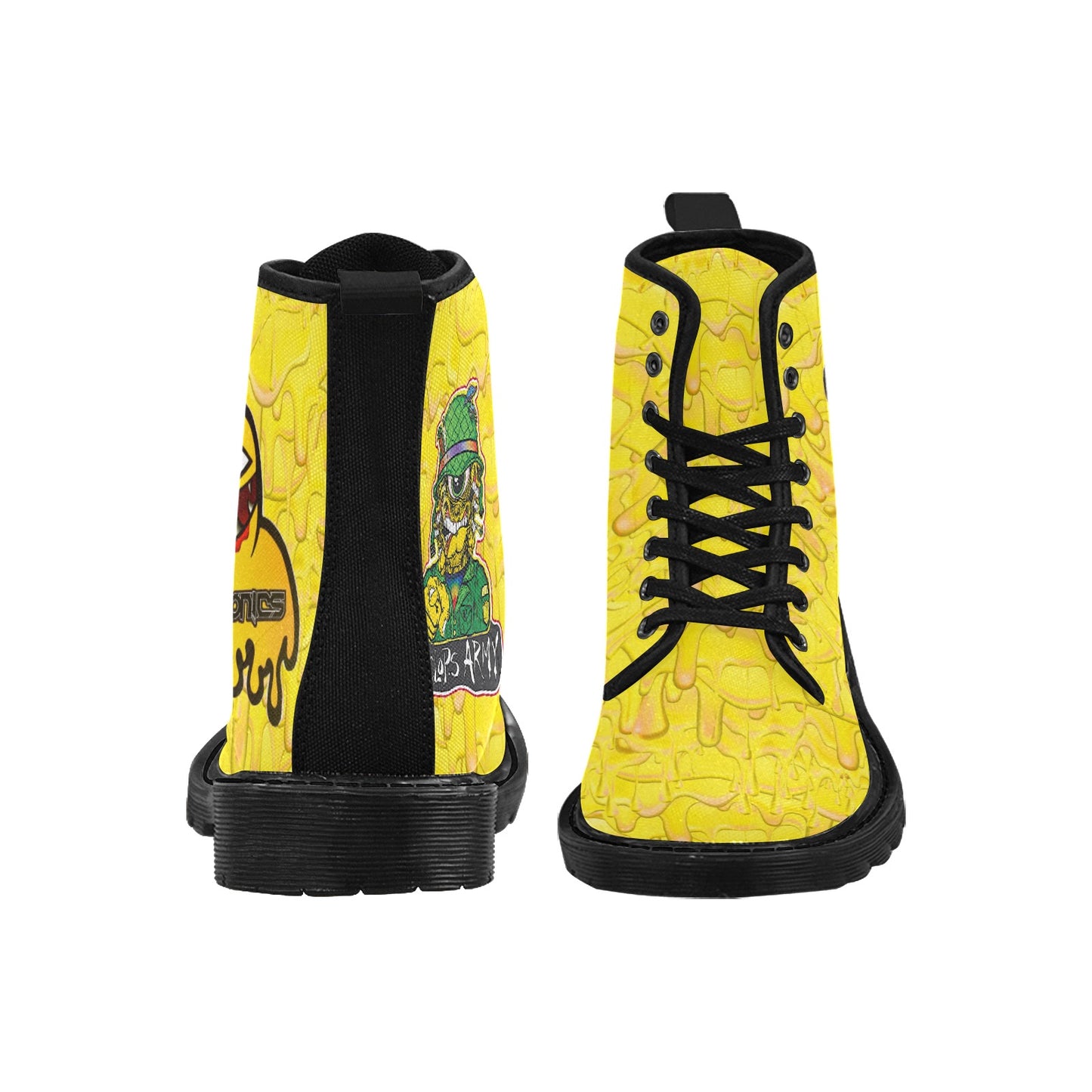 Subtronics Limited Edition Women's Lace Up Canvas Boots