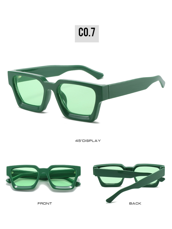 Festival Sunglasses - Women's & Men's Rave Glasses with Multicolor Lens and Frame Options