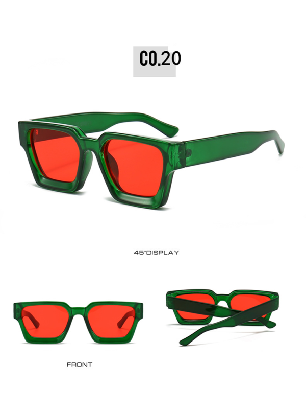 Festival Sunglasses - Women's & Men's Rave Glasses with Multicolor Lens and Frame Options