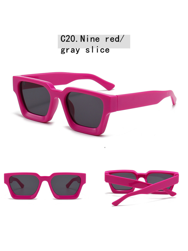 Festival Sunglasses - Women's & Men's Rave Glasses with Multicolor Lens and Frame Options