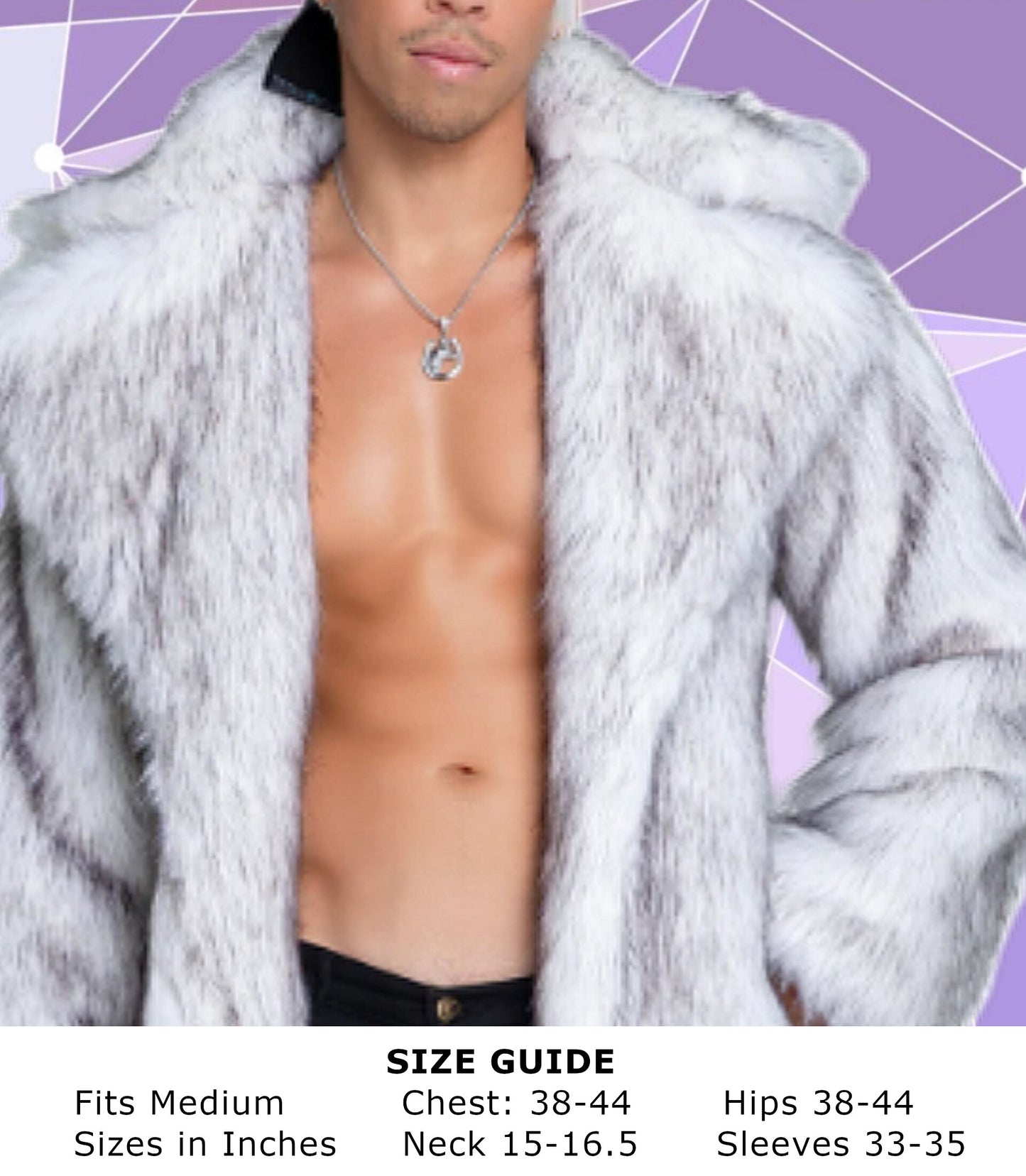 White Faux Fur Overcoat