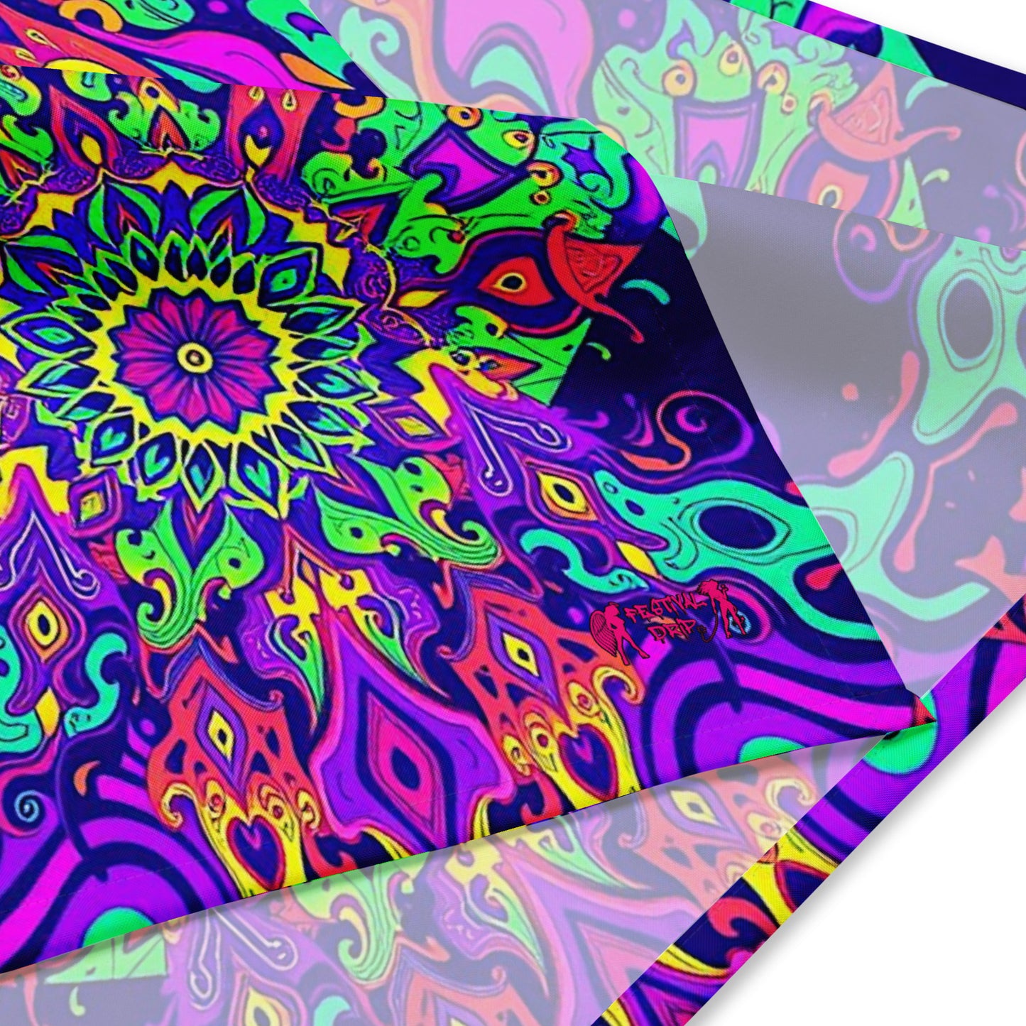 psychedelic fangs bandana