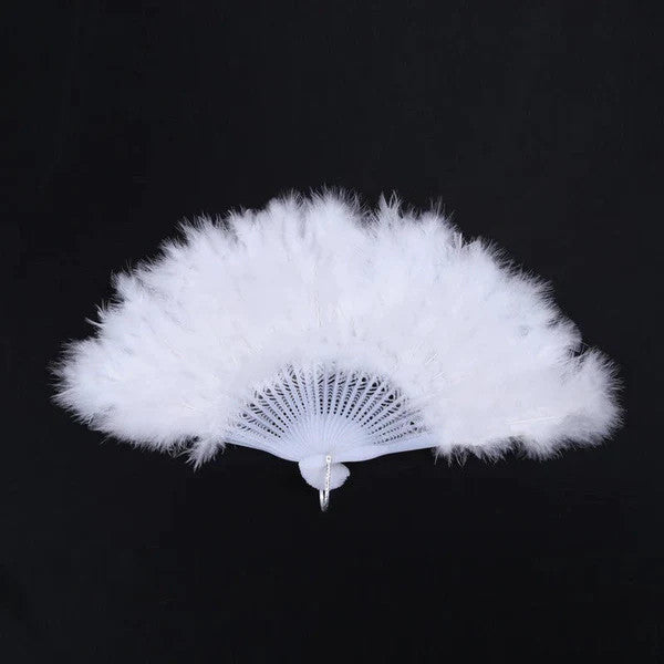 Marabou Feather Fans in 3 Colors