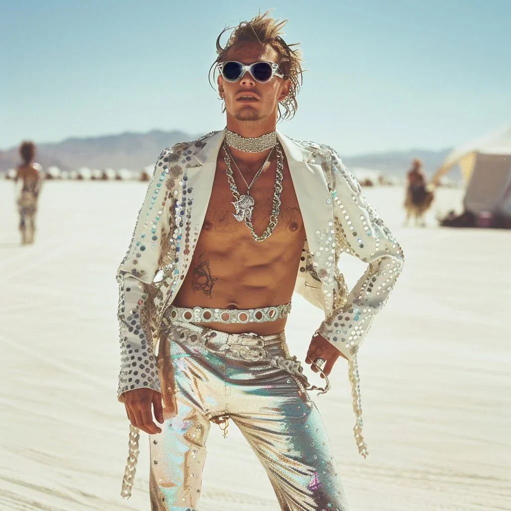 Men's rave outfit sets