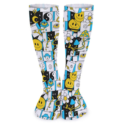 Acid Wave 5 Pack Sweat-Proof Odor-Resistant Breathable Large Socks