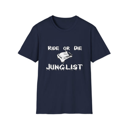Junglist Softstyle Drum and Bass Rave T-Shirt Mens Womens Unisex Music Lover Gift, Rave Apparel, Festival Wear, Streetwear
