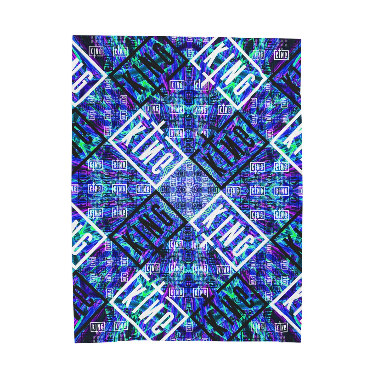 Velveteen Plush Sullivan King Throw Blanket