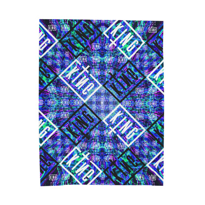 Velveteen Plush Sullivan King Throw Blanket