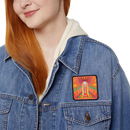 Custom Beat Box Easy Iron-On Patches Rave Accessory Fun Festival Flair to Personalize Jackets, Backpacks, Hoodies, Gifts