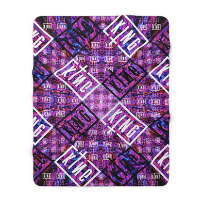 Premium Micro-Mink Sullivan King Sherpa Blanket | EDM Music Festival Blankets