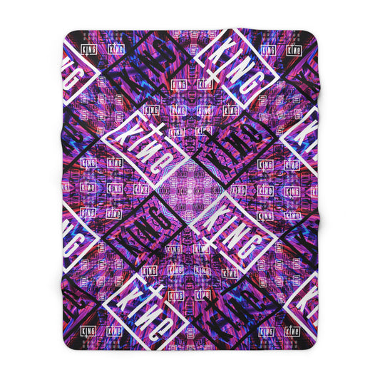 Premium Micro-Mink Sullivan King Sherpa Blanket | EDM Music Festival Blankets