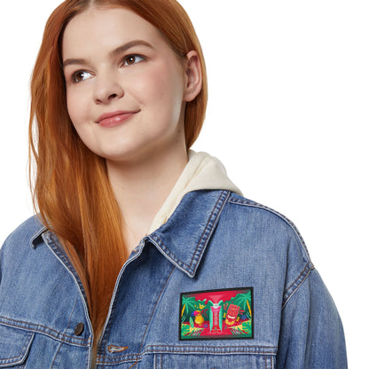 Custom Beat Box Easy Iron-On Patches Rave Accessory Fun Festival Flair to Personalize Jackets, Backpacks, Hoodies, Gifts