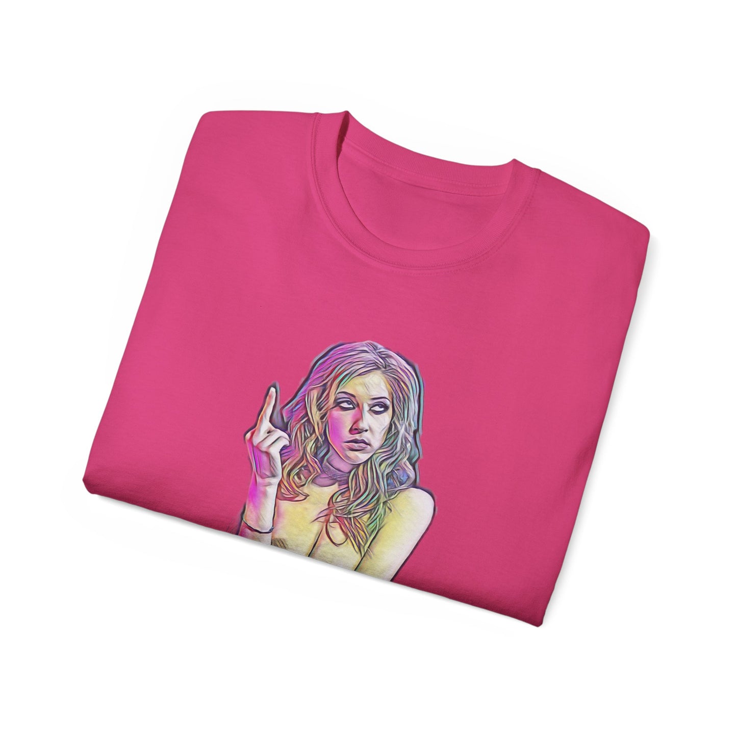 Middle Finger Vulgar Girls Nude Model Photography Art Sweat Proof Shirt Sexy Womens Mens Unisex Tee