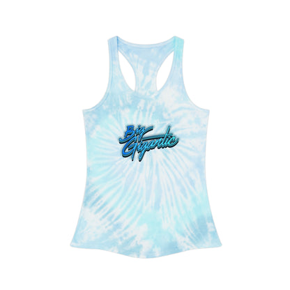 Big Gigantic Womens Tie Dye Racerback Tank Top
