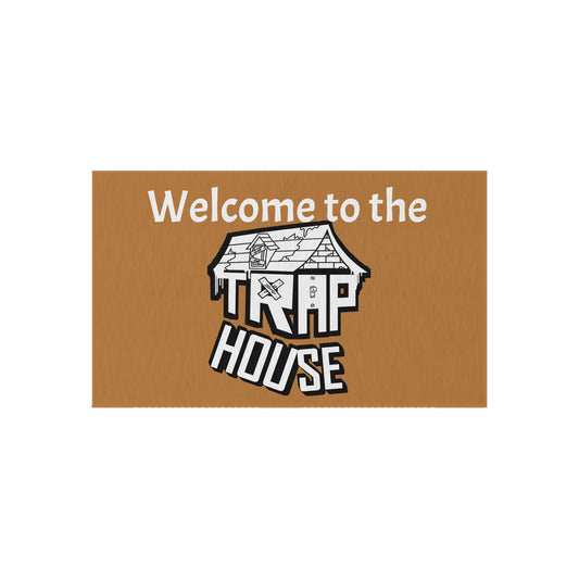 Welcome to the Trap House Outdoor Rug in 5 Sizes