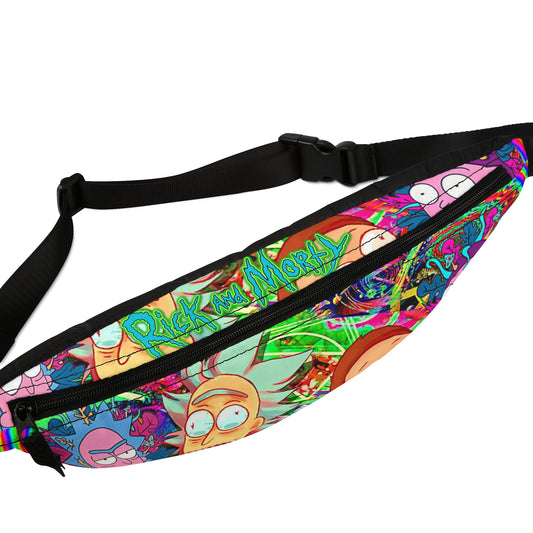 Psychedelic Rick and Morty Fanny Pack - One-of-a-kind Festival Fanny Pack for Men Womens Adults Kids