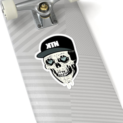 Kill the Noise Skull Sticker, Waterproof Decal for Car, Window, Wall Book, Laptop, Rave Accessories, Music Festival Accesso