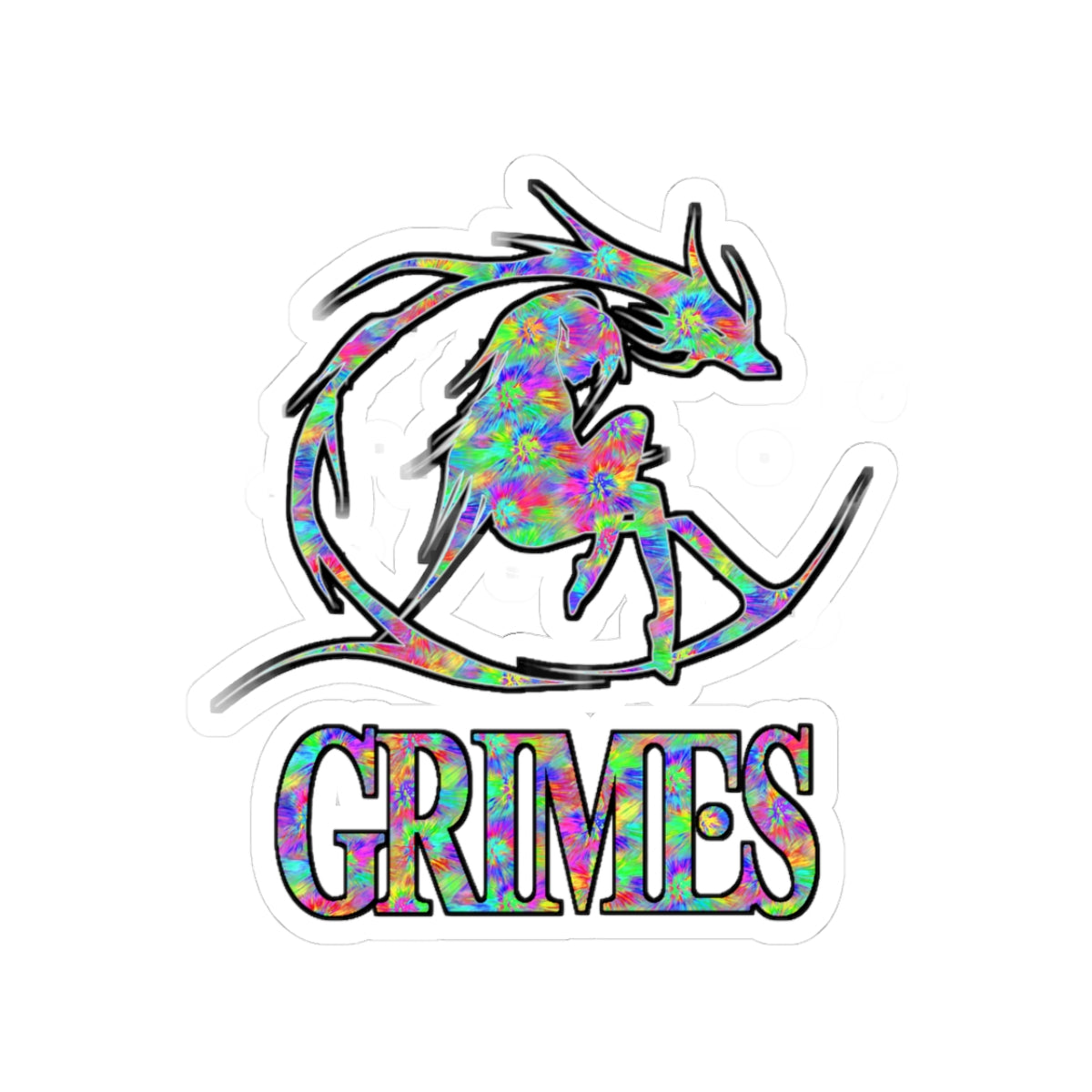 Grimes Stickers,  Decal