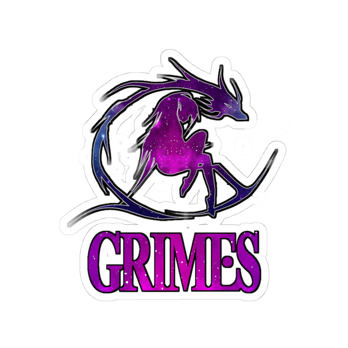 Grimes Stickers,  Decal