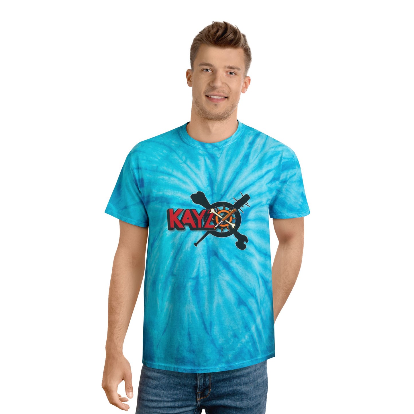 Kayzo Tie-Dye T Shirt Sweat Proof Rave Music Festival Tee