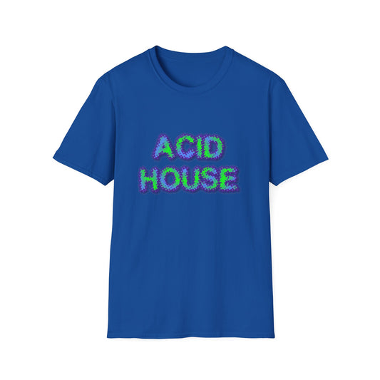 Acid House Softstyle T-Shirt EDM Rave Music Festival Tee Mens Womens Unisex