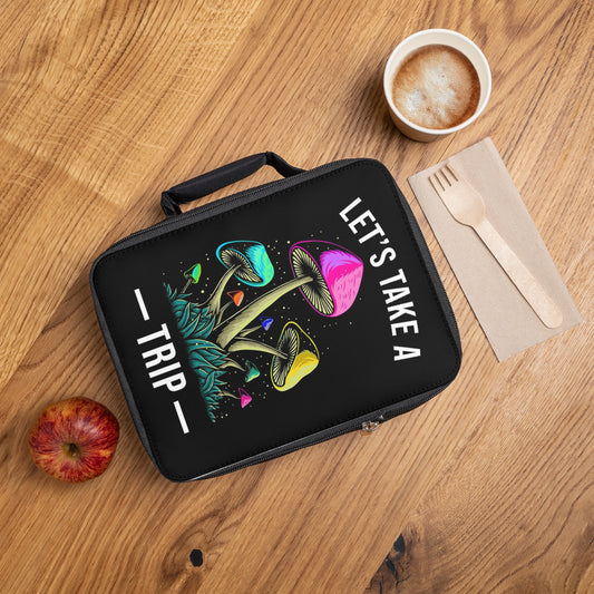 Let's Take a Trip Mushroom Lunch Bag