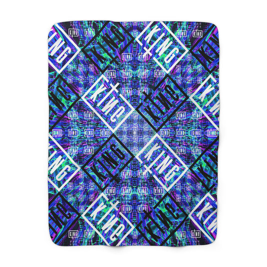 Premium Micro-Mink Sullivan King Sherpa Blanket | EDM Music Festival Blankets