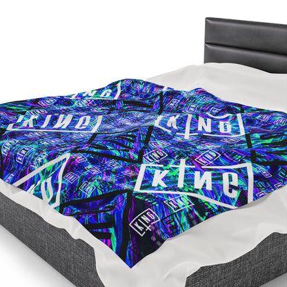 Velveteen Plush Blanket - Sullivan King Design, Soft Fleece Throw for Music Lovers, Cozy Blanket for Bedroom Decor, Gift for Concert Goers,