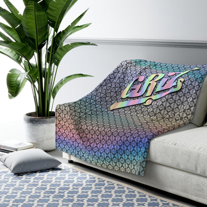 Premium Micro-Mink GRIZ Sherpa Blanket | EDM Music Festival Blankets