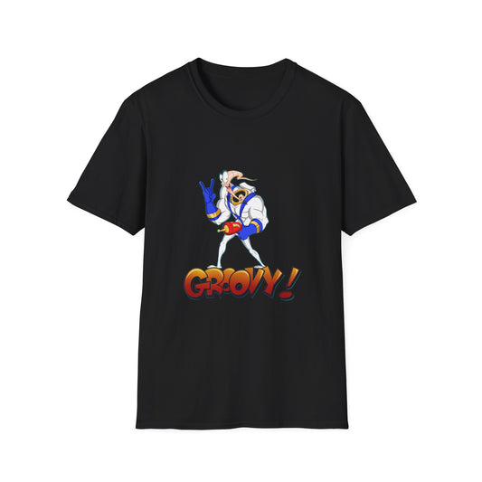 Earth Worm Jim Throwback 90s Softstyle Cotton T-Shirt, Retro Video Game Graphic Tee, Rave Shirt for Men Women Unisex