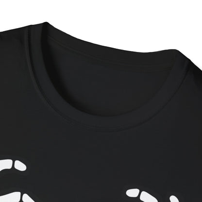 Skeleton Heart Fingers Softstyle T-Shirt Halloween Rave Metal Punk Music Festival Tee Mens Womens Unisex