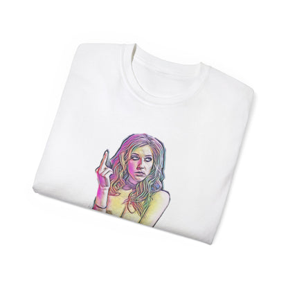 Middle Finger Vulgar Girls Nude Model Photography Art Sweat Proof Shirt Sexy Womens Mens Unisex Tee