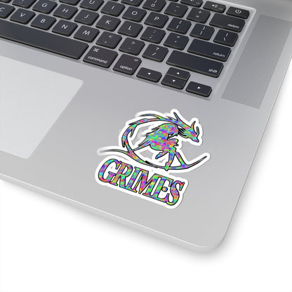 Grimes Stickers,  Decal