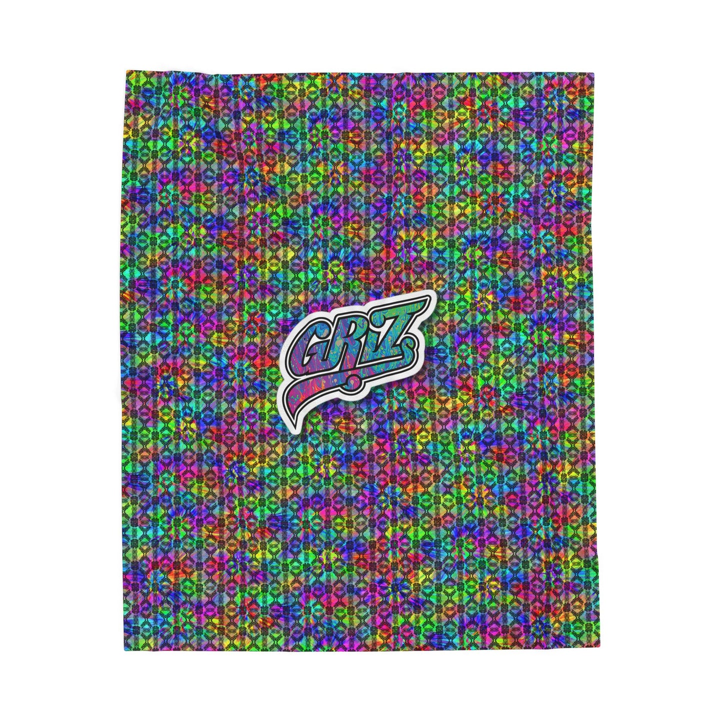 Soft Cozy GRIZ Throw Blanket - alternate colors - Rave Camping Blanket Music Festival Approved Item