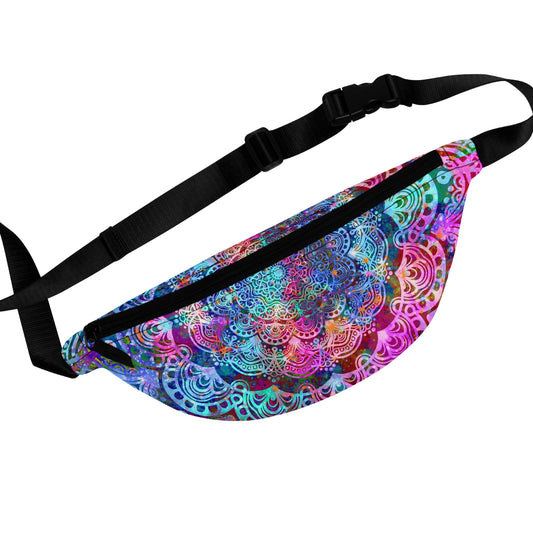 Colorful Mandala Festival Fanny Pack
