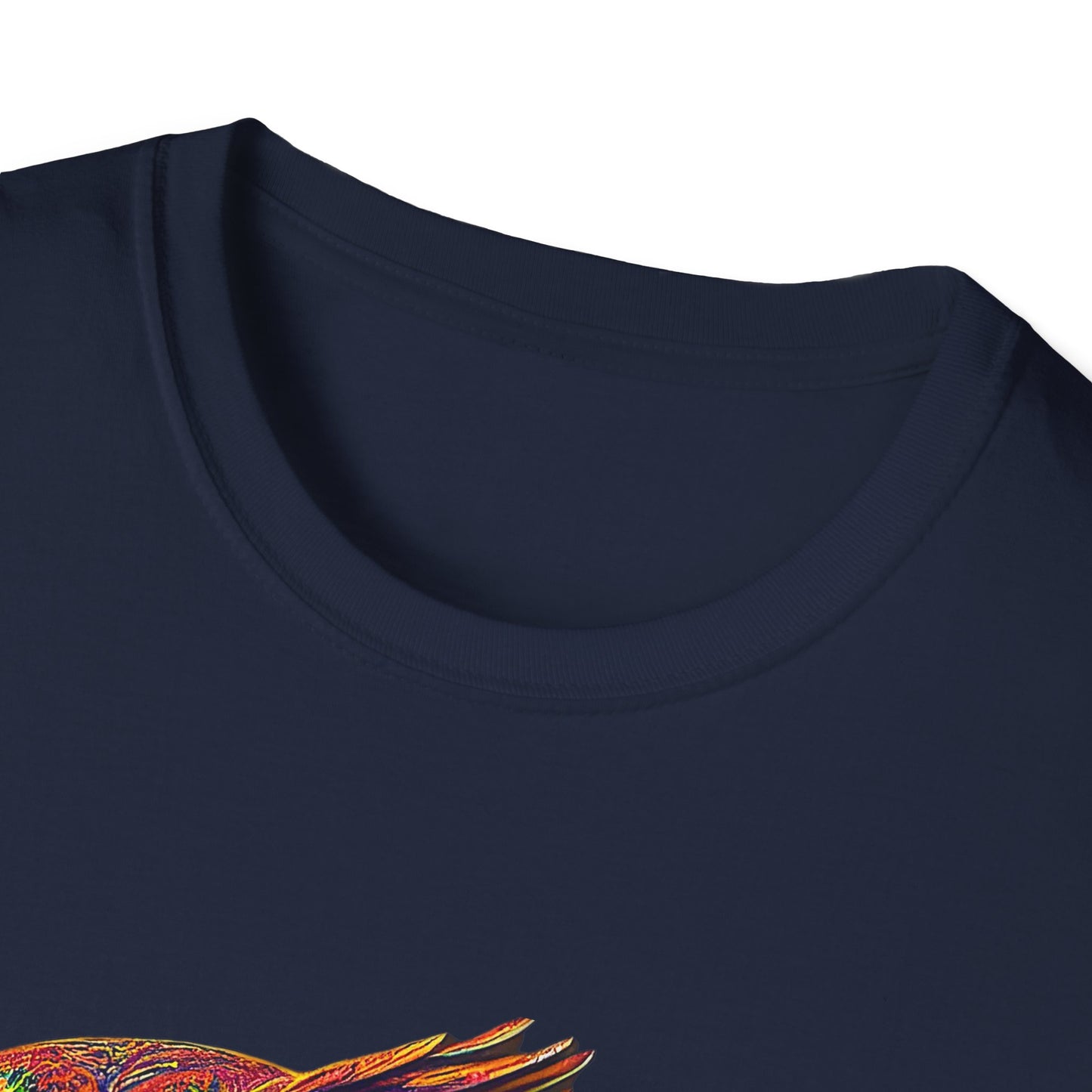 Rage Mode Psychedelic Owl Softstyle T-Shirt EDM Rave Music Festival Tee Mens Womens Unisex