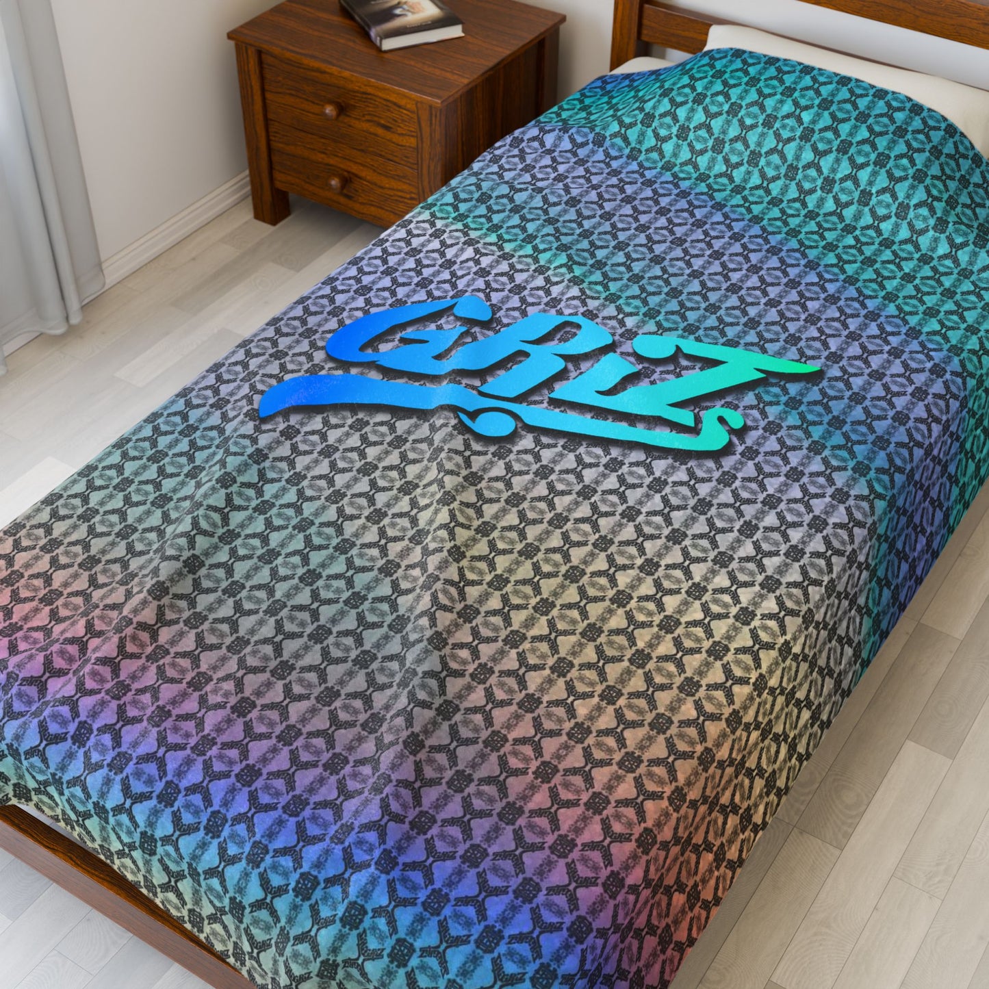 Soft Cozy GRIZ Throw Blanket - 3 Designs - Rave Camping Music Festival Approved Item