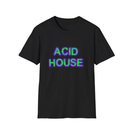 Acid House Softstyle T-Shirt EDM Rave Music Festival Tee Mens Womens Unisex