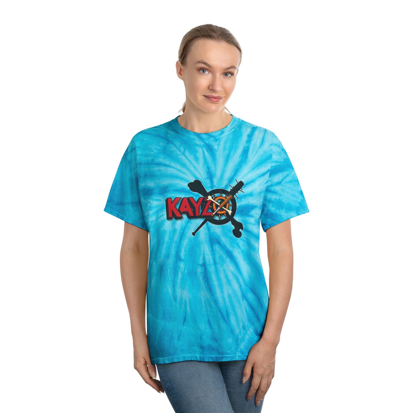 Kayzo Tie-Dye T Shirt Sweat Proof Rave Music Festival Tee