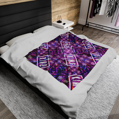 Velveteen Plush Blanket - Sullivan King Design, Soft Fleece Throw for Music Lovers, Cozy Blanket for Bedroom Decor, Gift for Concert Goers,