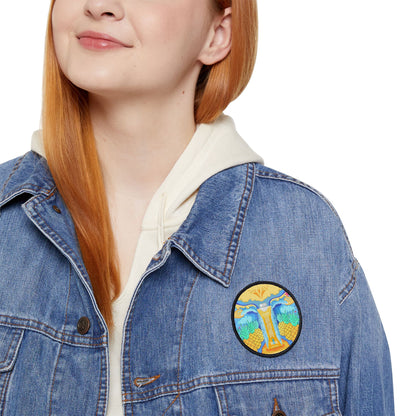 Custom Beat Box Easy Iron-On Patches Rave Accessory Fun Festival Flair to Personalize Jackets, Backpacks, Hoodies, Gifts