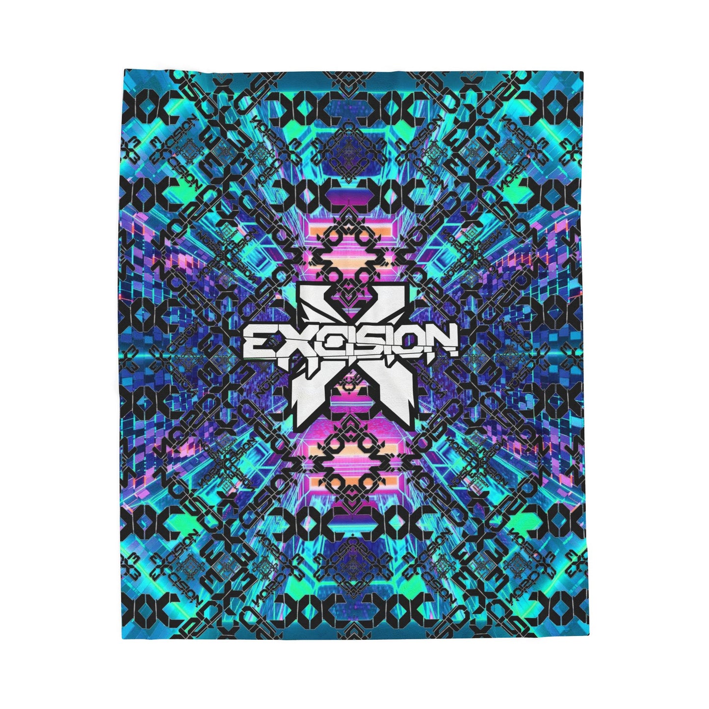 Excision Velveteen Plush Throw Blanket by Miami Subs