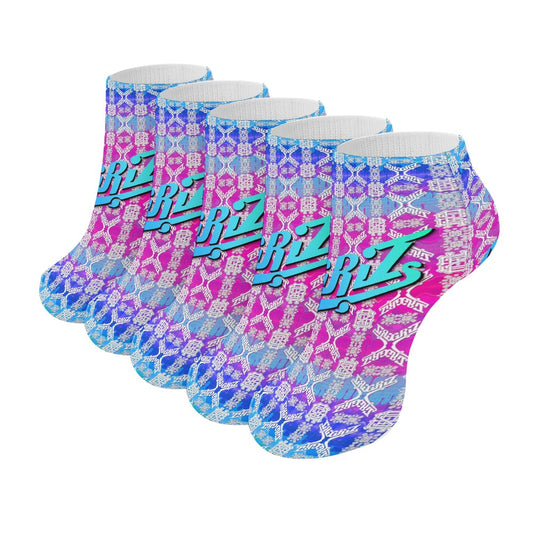 Griz Ankle Socks (5 Pairs) The Sweat-Proof, Odor-Proof, Breathable Perfect Music Festival Socks